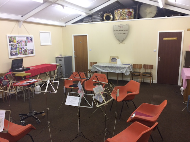 our refurbished bandroom 2020